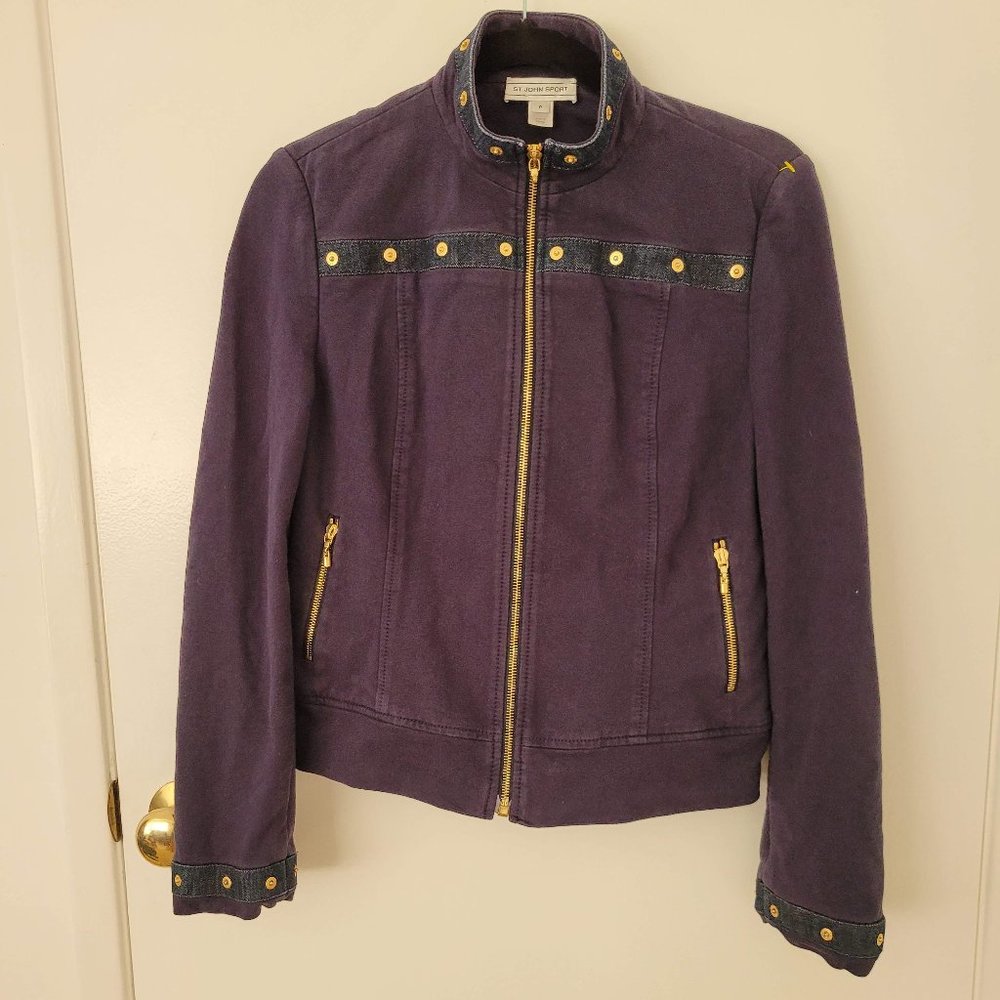 St. John Women's Navy Blue Jacket